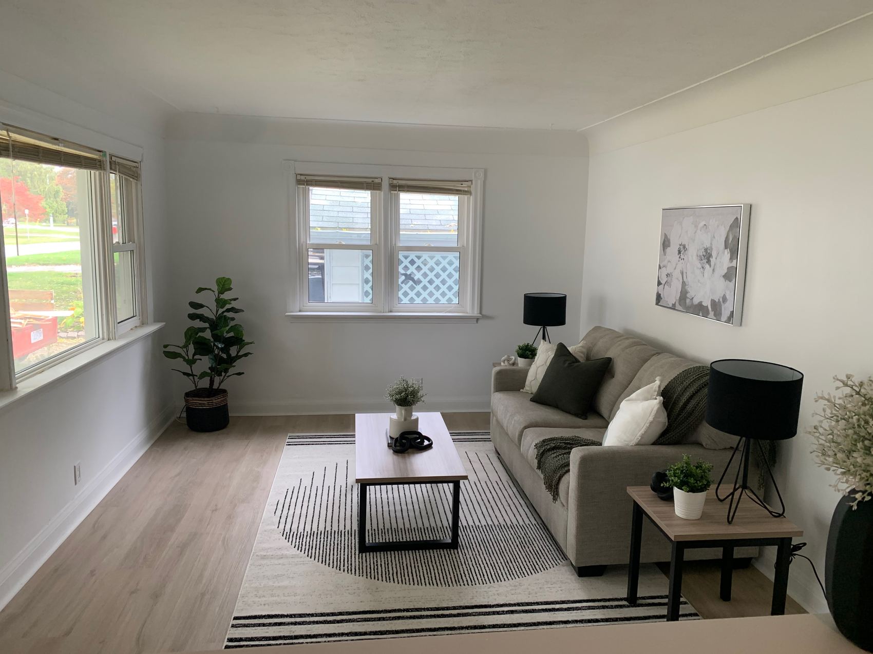 Tissiman, Chatham — living room, finished and staged